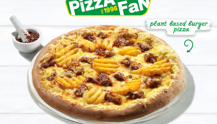 Pizza Fan Plant based burger
