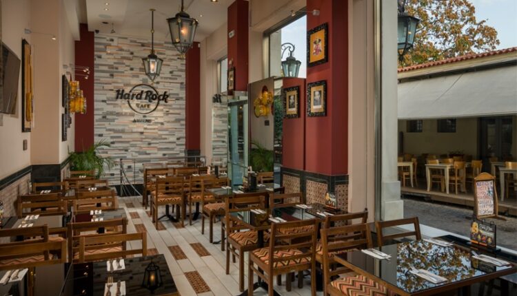 Hard Rock Cafe inside